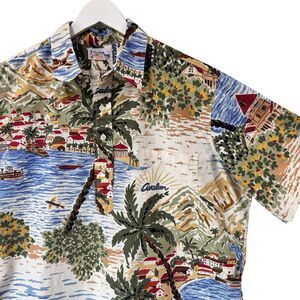 Reyn Spooner Catalina Island Hawaiian Shirt Avalon California Pullover Mens XL